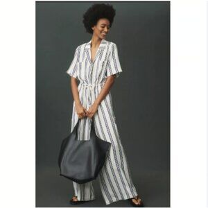 Brand New Tracy Reese Striped Jumpsuit